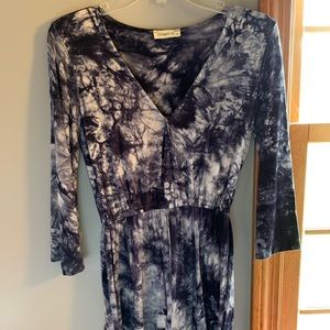 3/4 Sleeve Tie-Dye Romper